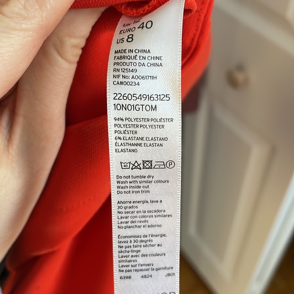 Topshop scallop mini dress - Picture 4 of 4